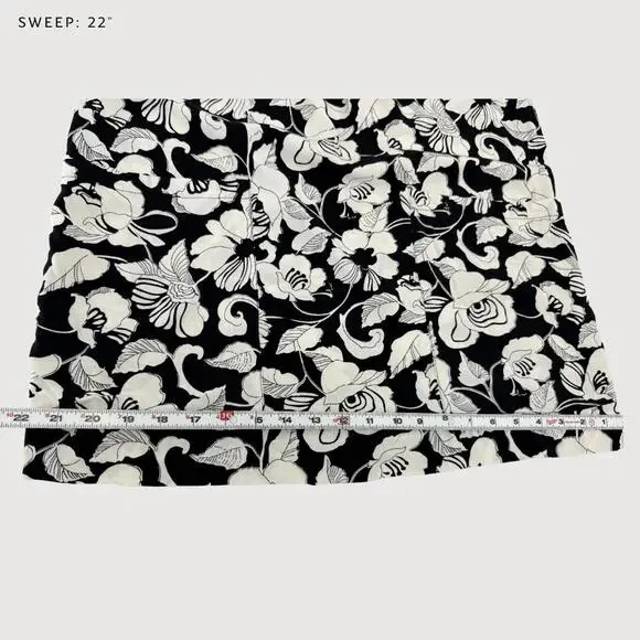 Anthropologie Maeve Zola Floral Shift Dress Black Ivory 2 - Picture 8 of 9